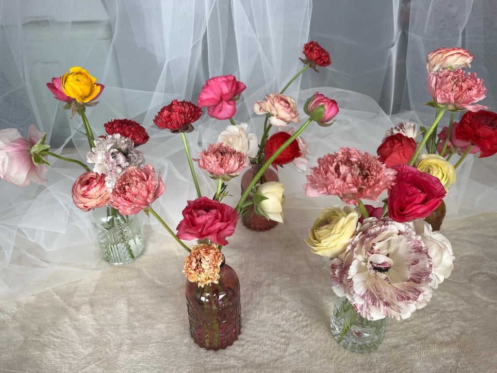 ラナンキュラス ボリュームいっぱいの30本　はねだし　色はお任せ